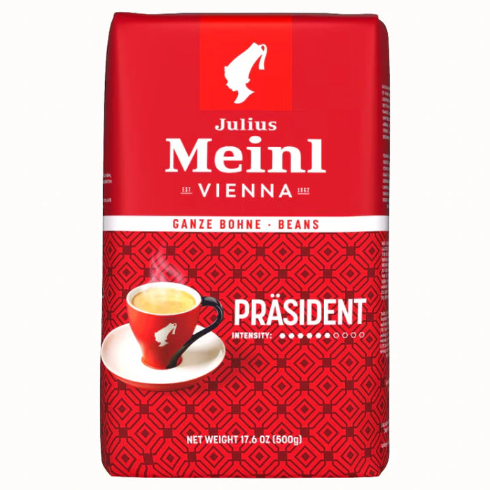 Julius Meinl Prasident Vienna Cafea Boabe 500 g - WALTI WALTI