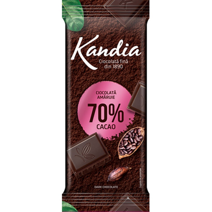 KANDIA Ciocolata Amaruie 70% Cacao 80 g - WALTI WALTI