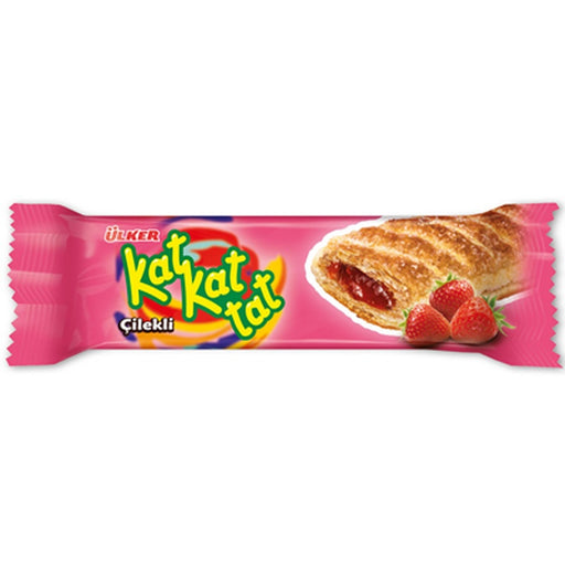 KAT KAT TAT Foietaj cu Crema de Capsune 28 g - WALTI WALTI