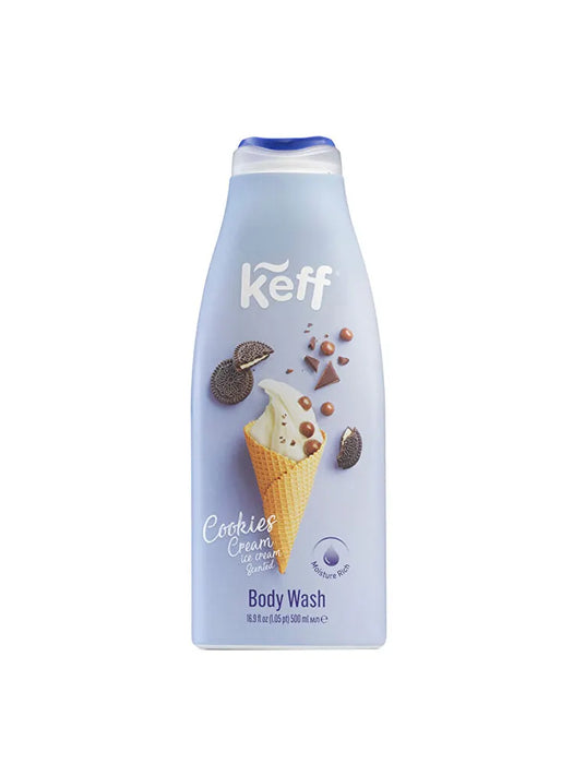KEFF Gel de Dus cu Parfum Inghetata de Biscuiti cu Crema 500 ml WALTI