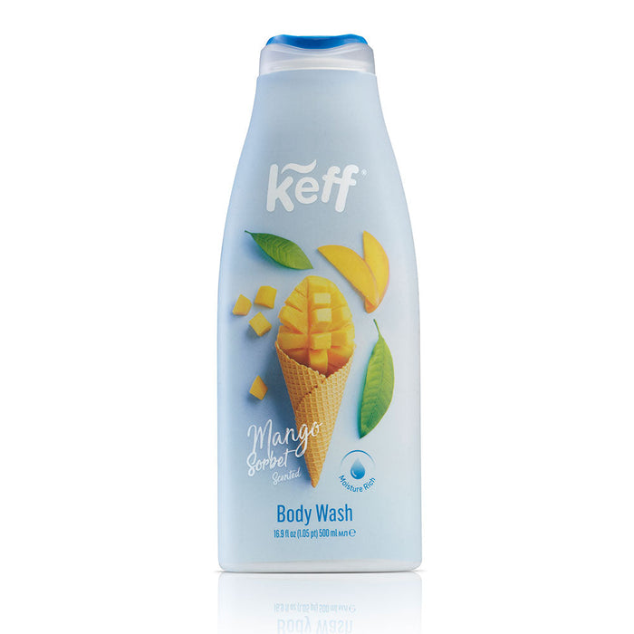 KEFF Gel de Dus cu Parfum de Sorbet de Mango 500 ml WALTI