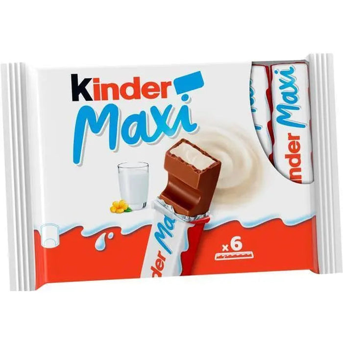 KINDER MAXI Chocolate 6 x 126 g - WALTI WALTI