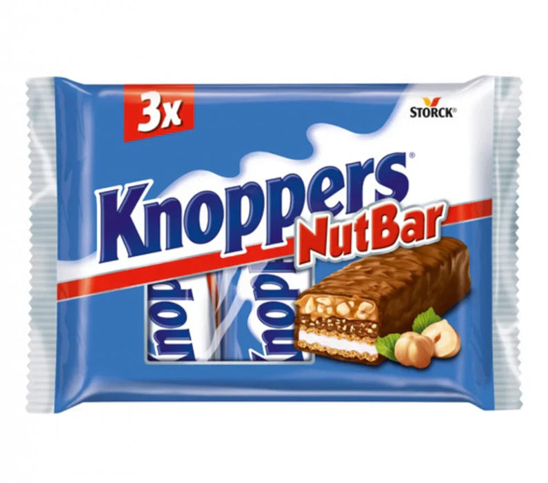 KNOPPERS Baton cu Napolitane si Crema de Lapte si Alune de Padure 40 g - WALTI WALTI