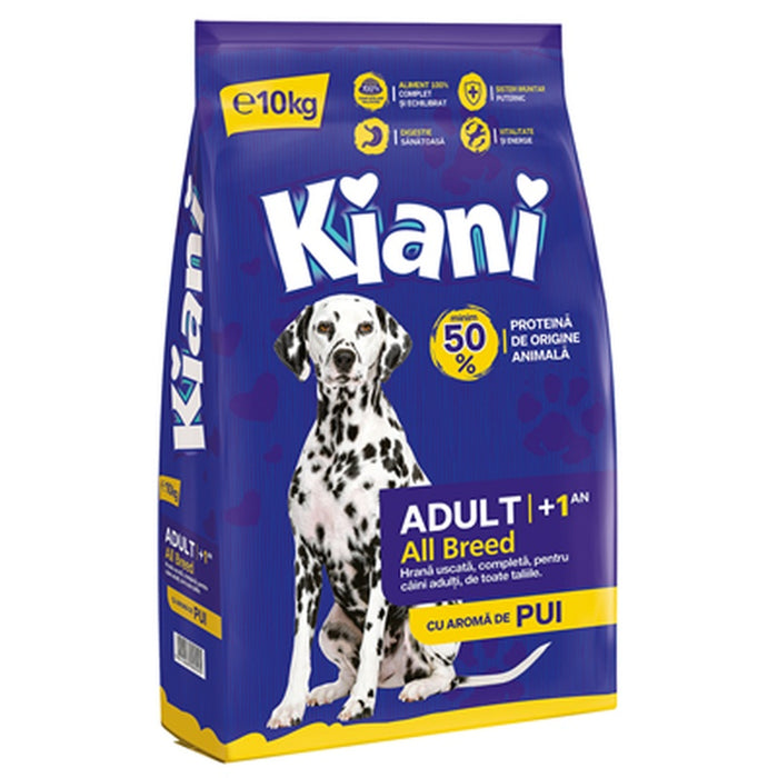 Kiani Hrana Uscata cu Aroma de Pui Talie M/L 10 Kg - WALTI WALTI
