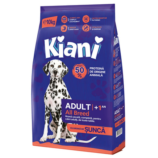 Kiani Hrana Uscata cu Aroma de Sunca Talie M/L 10 Kg - WALTI WALTI