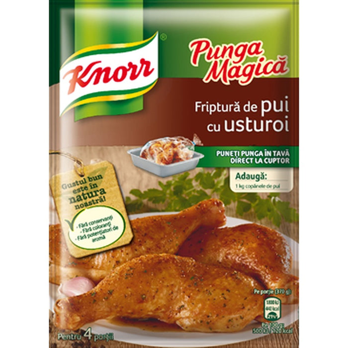 Knorr Punga Magica Pentru Pui Usturoi 28 g - WALTI WALTI