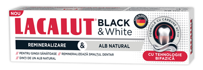 LACALUT Alb & Negru Pasta de Dinti 75 ml - WALTI WALTI