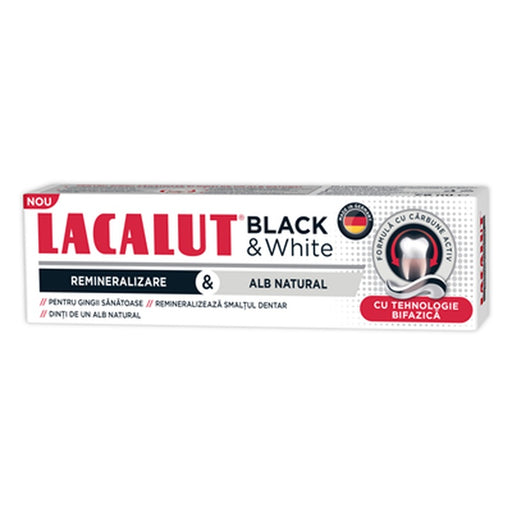 LACALUT Alb & Negru Pasta de Dinti 75 ml - WALTI WALTI