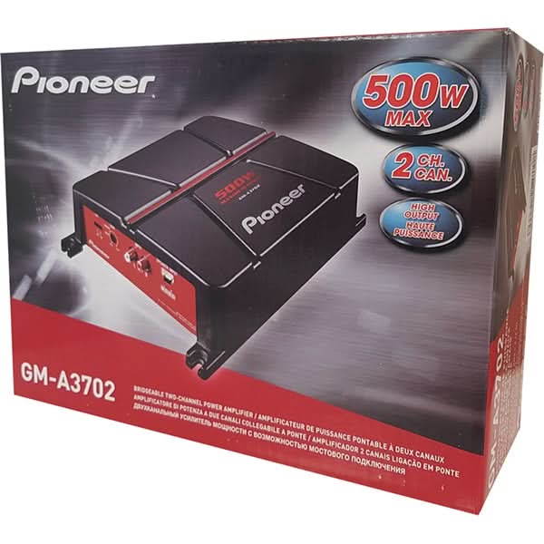 Amplificator auto PIONEER GM-A3702, 2 canale, 500W WALTI