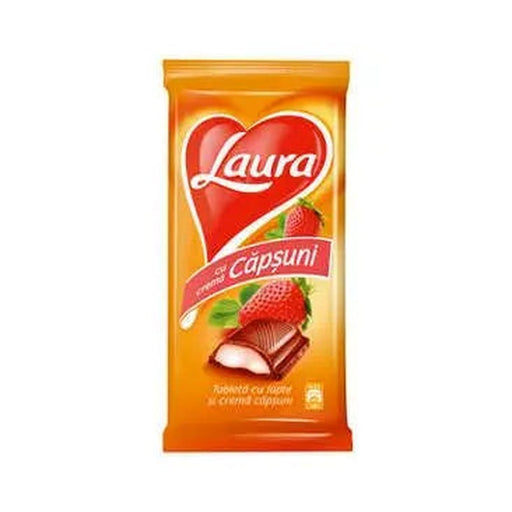 LAURA Ciocolata cu Lapte si Crema de Capsuni - WALTI WALTI