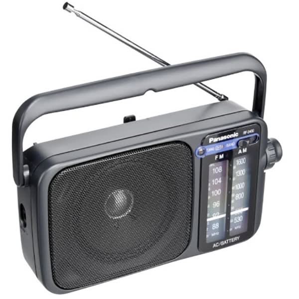 Radio portabil PANASONIC RF-2400DEG-K, AM, FM, negru WALTI