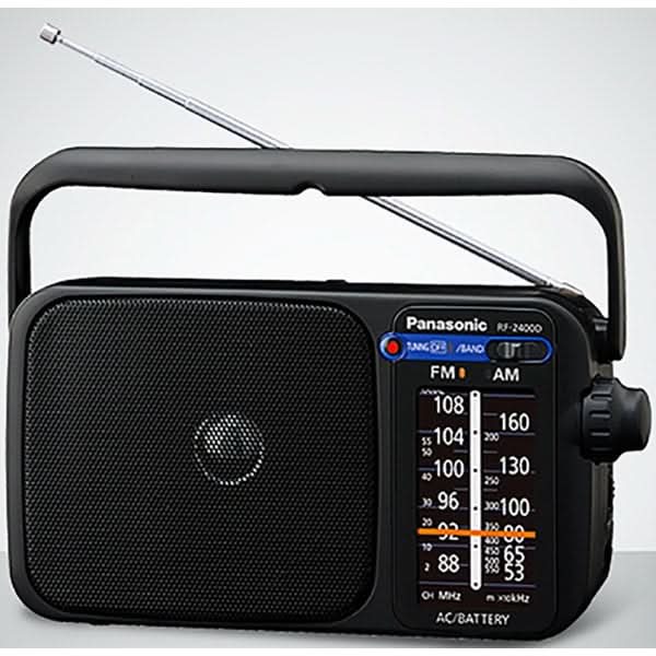 Radio portabil PANASONIC RF-2400DEG-K, AM, FM, negru WALTI