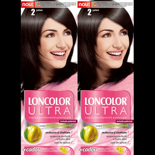 LONCOLOR ULTRA Vopsea de Par Nuanta 2 Saten 2 x 100 ml - WALTI WALTI