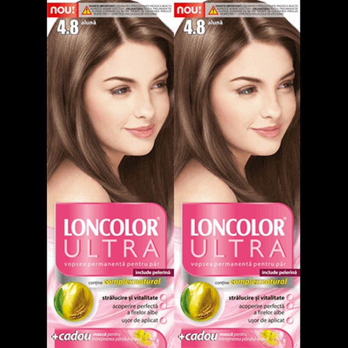 LONCOLOR ULTRA Vopsea de Par Nuanta 4.8 Aluna 2 x 100 ml - WALTI WALTI