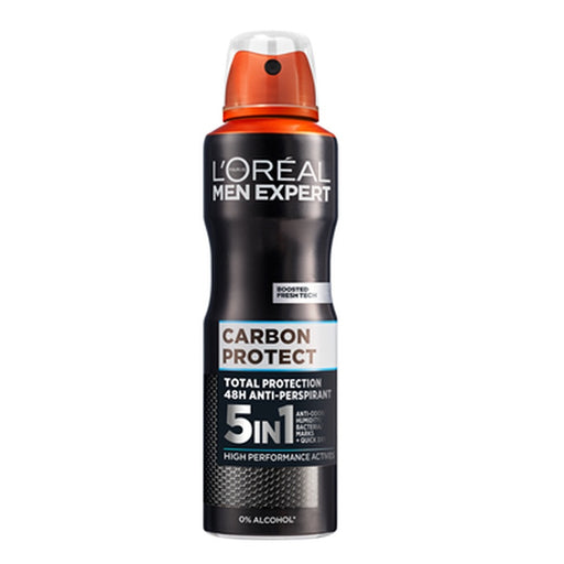 L'OREAL Men Expert Carbon Protect Antiperspirant Spray 150 ml - WALTI WALTI