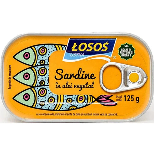 LOSOS Sardine in Ulei 125 g - WALTI WALTI