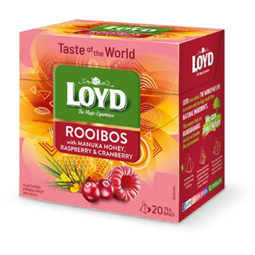 LOYD 20 Pliculete Ceai Rooibos si Merisoare 34 g - WALTI WALTI