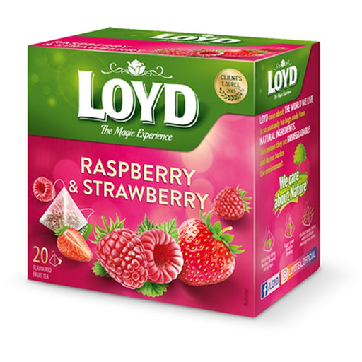 LOYD Ceai Zmeura si Capsuni 40 g - WALTI WALTI