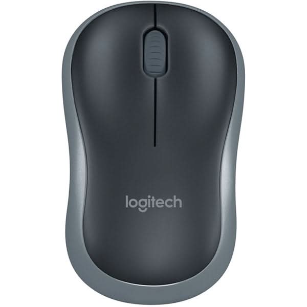 Mouse Wireless LOGITECH M185, 1000 dpi, gri WALTI