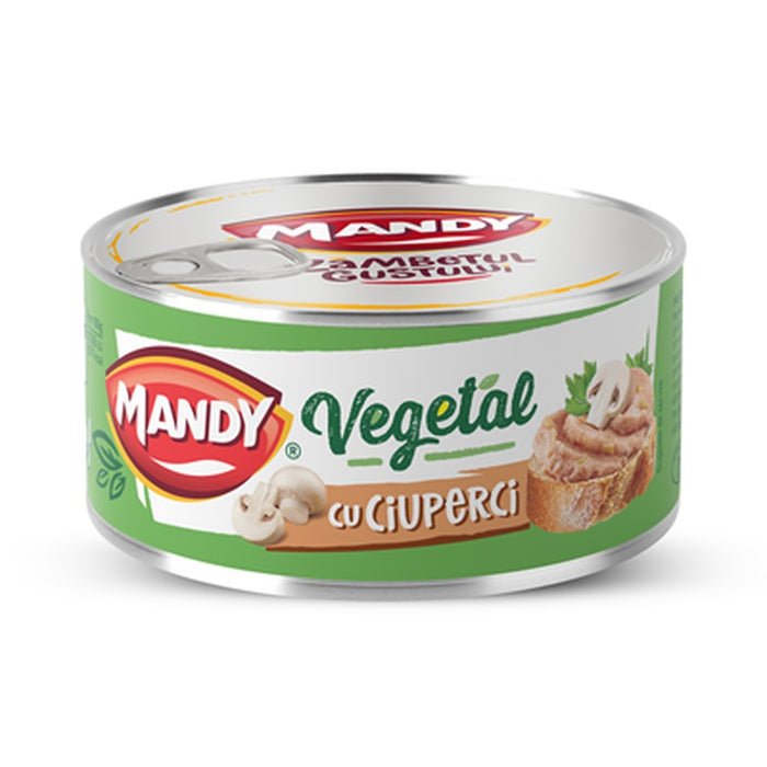 MANDY Pasta Vegetala cu Ciuperci  120 g - WALTI WALTI