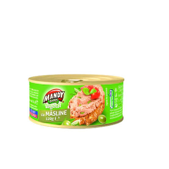 MANDY Pate Vegetal Masline 120 g - WALTI WALTI