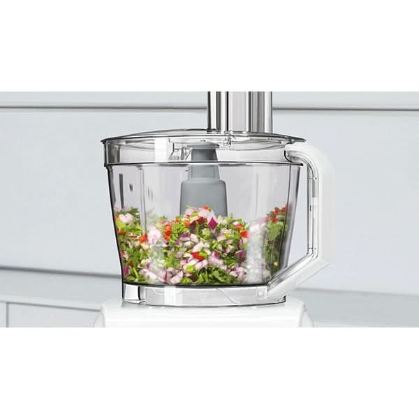 Robot de bucatarie BOSCH MultiTalent 8 MC812W620, vas 3.9l, blender 1.5l, 1100W, alb-gri WALTI