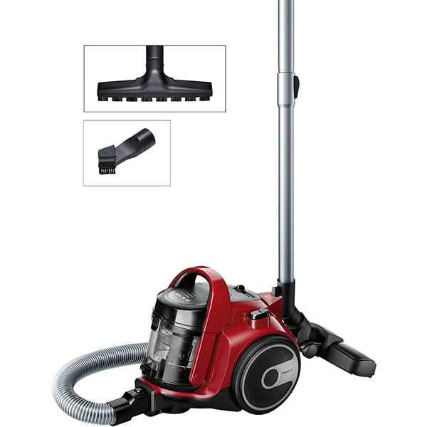 Aspirator fara sac BOSCH BGC05AAA2, 1.5l, 700W, 78dB, rosu-negru WALTI