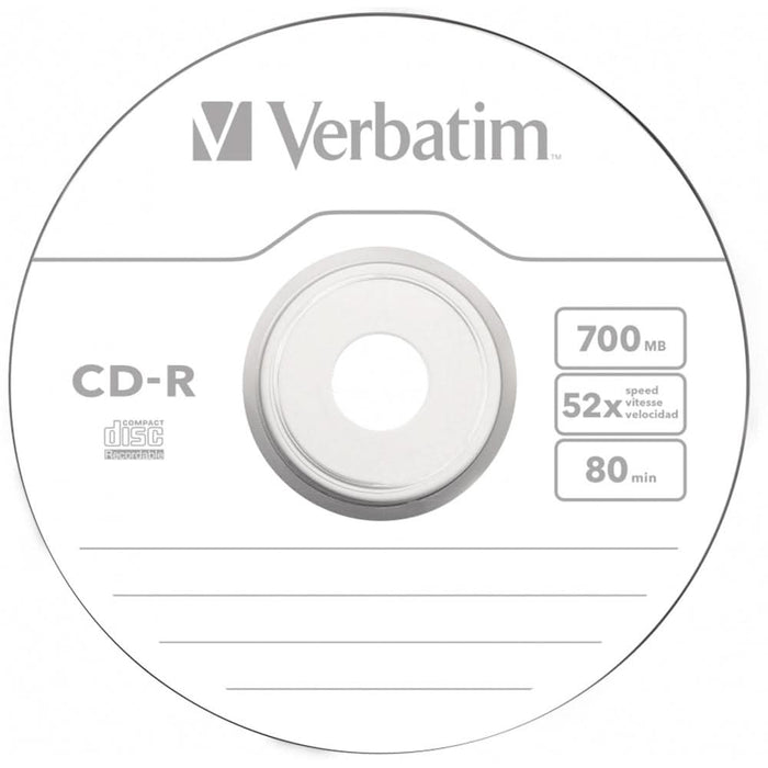 CD-R VERBATIM 43725, 52x, 700MB, 10buc WALTI