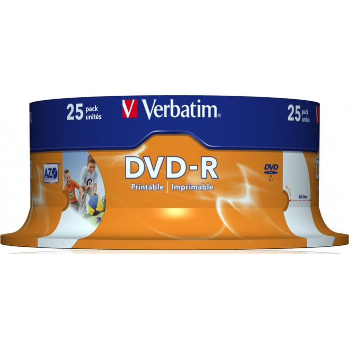 DVD-R VERBATIM 43538, 16x, 4.7GB, 25buc - Cake WALTI