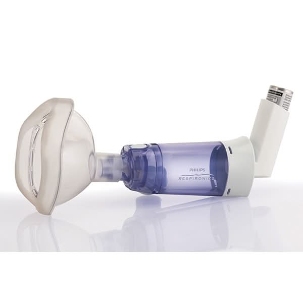 Camera de inhalare PHILIPS Optichamber Diamond 1079825, 1-5 ani, alb-albastru WALTI