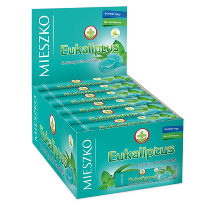 MIESZKO Dropsuri Eucalipt Tub 32 g - WALTI WALTI
