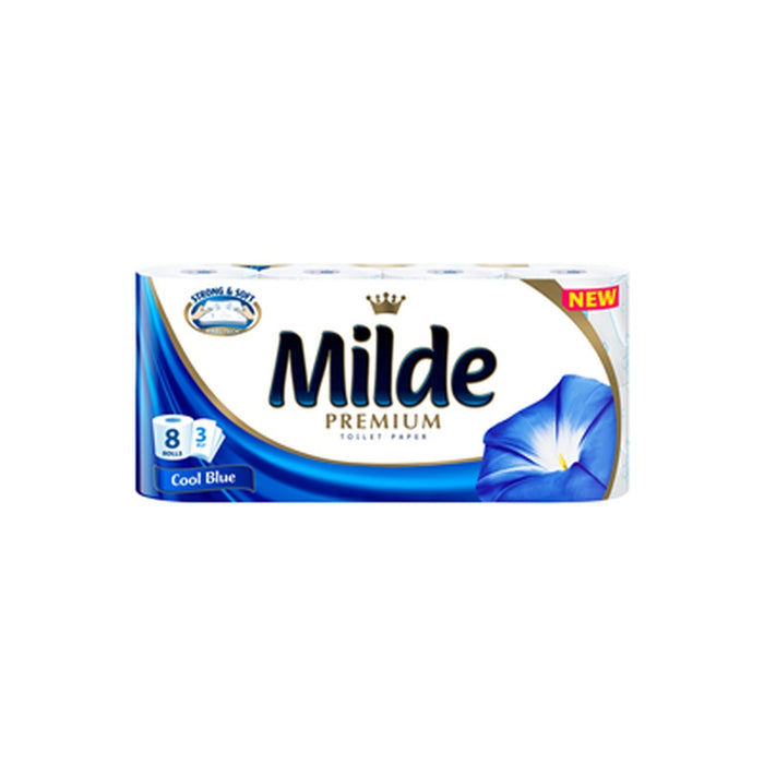 MILDE Hartie Igienica Cool Blue 8 role - WALTI WALTI