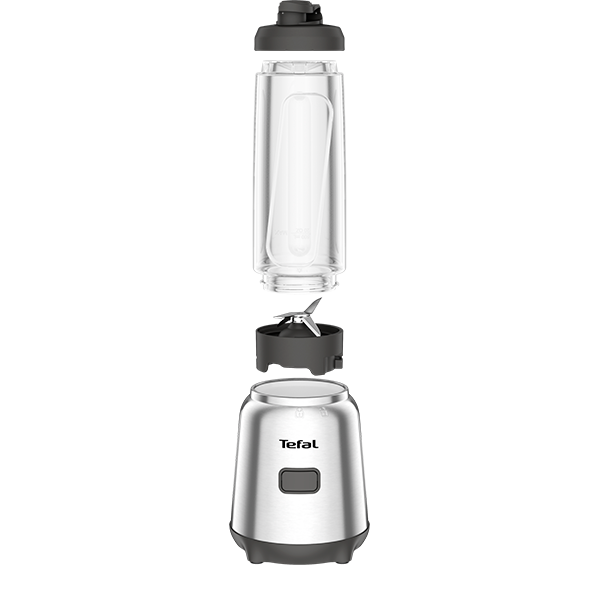 Blender TEFAL Mix&Move BL15FD30, 0.6l, 300W, 1 treapta viteza, argintiu-negru WALTI