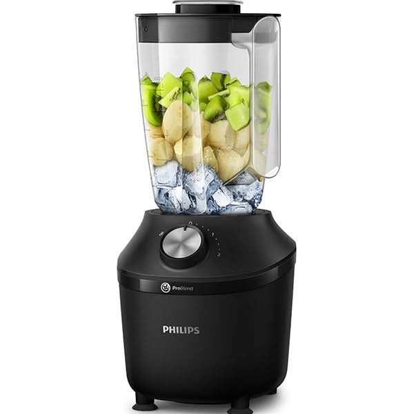 Blender PHILIPS Seria 3000 HR2191/01, 2l, 600W, 2 trepte viteza, negru WALTI