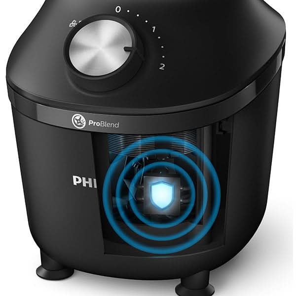 Blender PHILIPS Seria 3000 HR2291/01, 2l, 600W, 2 trepte viteza, negru WALTI
