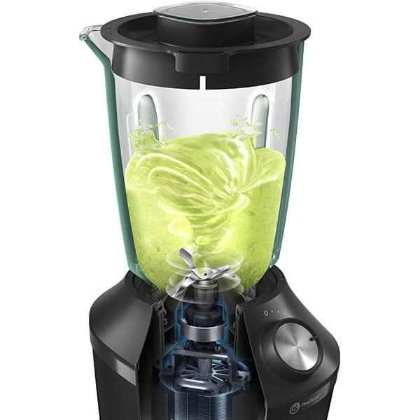 Blender PHILIPS Seria 3000 HR2291/01, 2l, 600W, 2 trepte viteza, negru WALTI