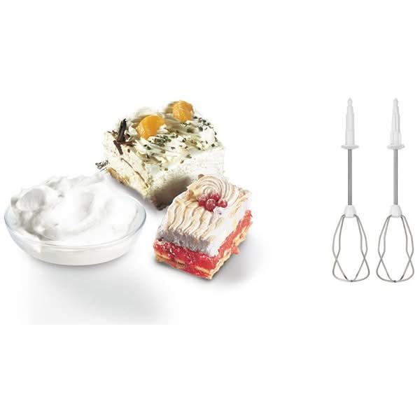 Mixer cu bol BOSCH ErgoMixx MFQ36460, 1l; 450W, 5 trepte viteza, alb-gri WALTI