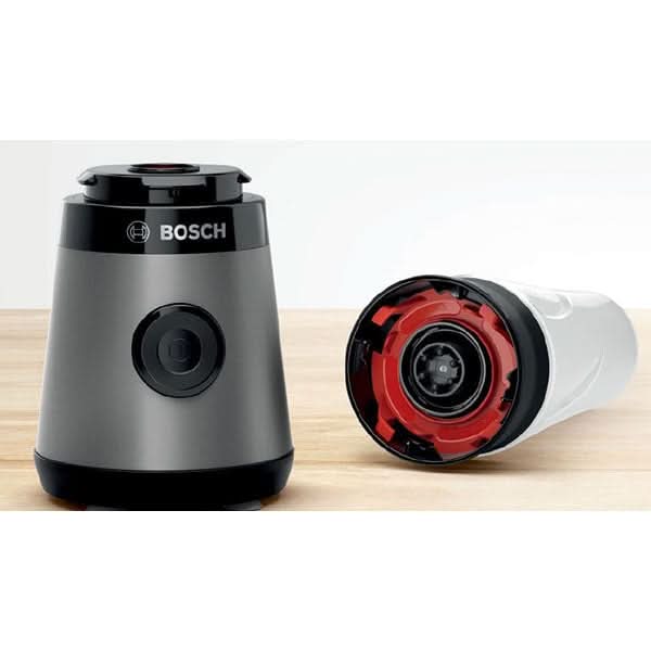 Mini blender BOSCH VitaPower MMB2111S, 0.65l, 450W, 1 treapta viteza, argintiu-negru WALTI