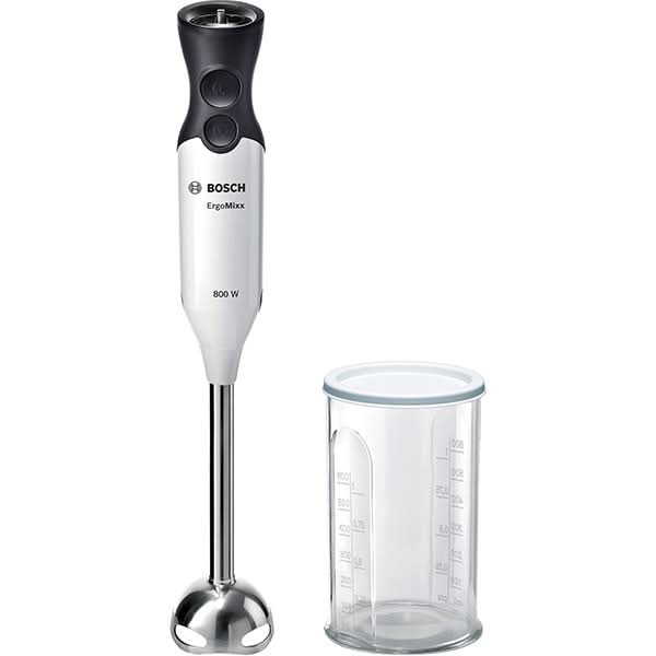 Mixer vertical BOSCH ErgoMixx MS61A4110, 0.6l, 800W, 12 trepte viteza, alb-gri inchis WALTI