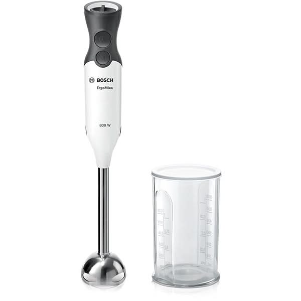 Mixer vertical BOSCH ErgoMixx MS61A4110, 0.6l, 800W, 12 trepte viteza, alb-gri inchis WALTI