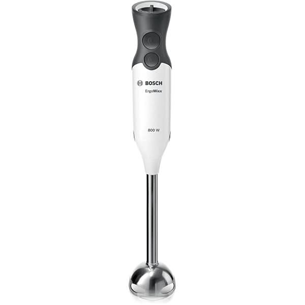 Mixer vertical BOSCH ErgoMixx MS61A4110, 0.6l, 800W, 12 trepte viteza, alb-gri inchis WALTI