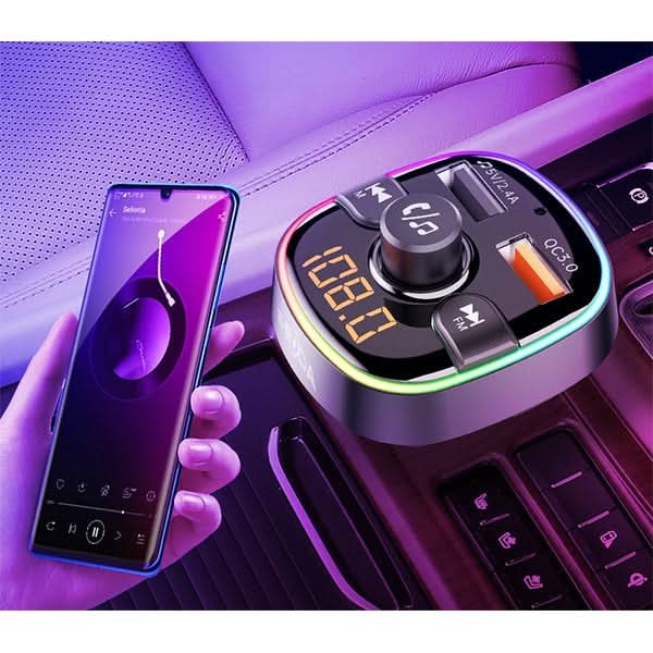 Modulator FM E-BODA BT 100, Bluetooth, USB, negru WALTI