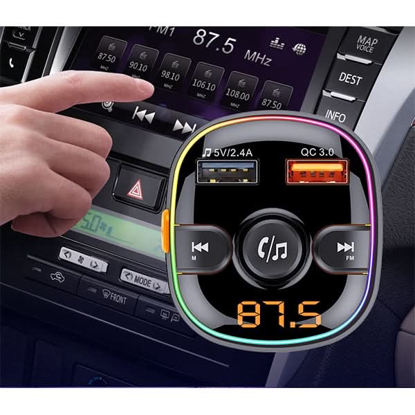 Modulator FM E-BODA BT 100, Bluetooth, USB, negru WALTI