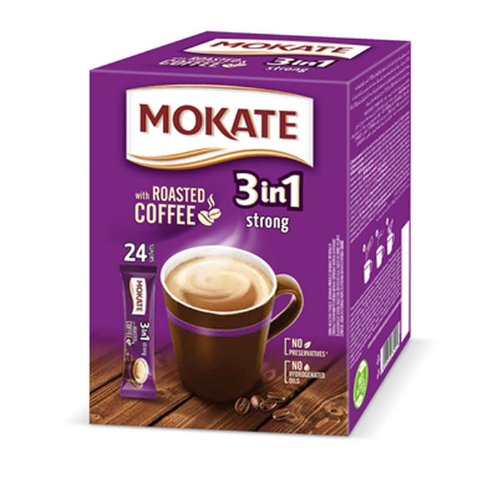 MOKATE Bautura Instant Strong 3in1 17 g - WALTI WALTI