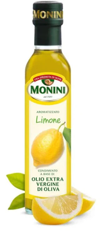 MONINI Condiment cu Ulei Extravirgin Aromatizat Lamaie 250 ml - WALTI WALTI