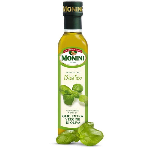 MONINI Condiment cu Ulei Extravirgin Aromatizat Busuioc 250 ml - WALTI WALTI