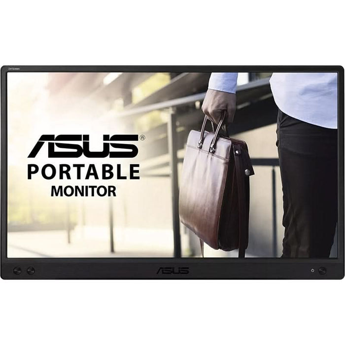 Monitor portabil LED IPS ASUS ZenScreen MB166C, 15.6", Full HD, 60Hz, Flicker Free, negru WALTI
