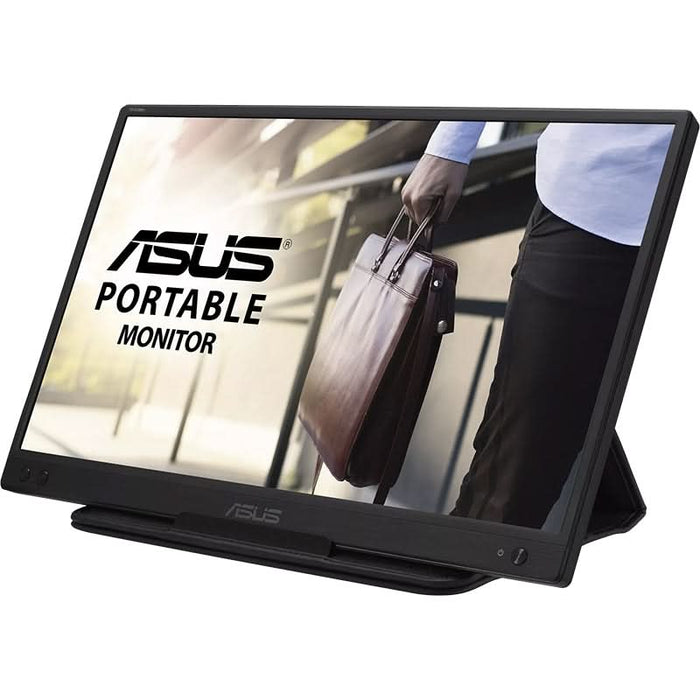 Monitor portabil LED IPS ASUS ZenScreen MB166C, 15.6", Full HD, 60Hz, Flicker Free, negru WALTI