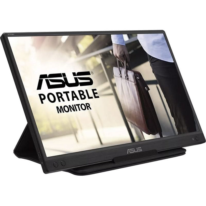 Monitor portabil LED IPS ASUS ZenScreen MB166C, 15.6", Full HD, 60Hz, Flicker Free, negru WALTI