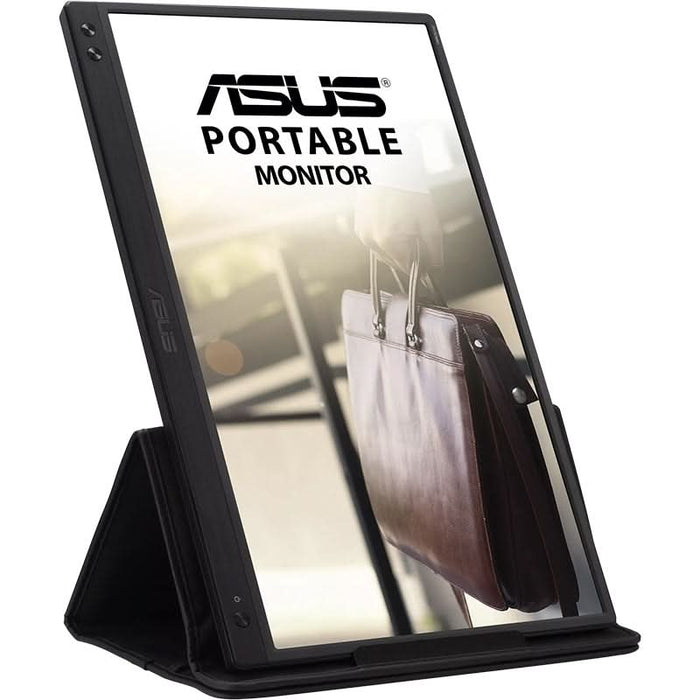 Monitor portabil LED IPS ASUS ZenScreen MB166C, 15.6", Full HD, 60Hz, Flicker Free, negru WALTI